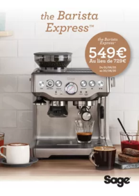 Prospectus BeDigital Laon : SAGE PROMO BARISTA EXPRESS