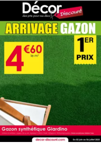 Prospectus Décor Discount Béziers : ARRIVAGE GAZON