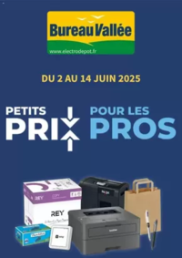 Prospectus Bureau Vallée - Noyon : PETITS PRIX POUR LES PROS