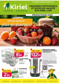 Prospectus Kiriel HOMBLIERES : Eté saveur, prix en douceur !