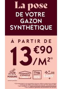 Prospectus Saint Maclou Strasbourg Nord (Lampertheim Mundolsheim) : Saint Maclou, expert en pose de gazon synthétique !