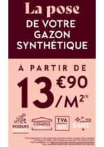 Prospectus Saint Maclou : Saint Maclou, expert en pose de gazon synthétique !