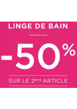 Prospectus Bouchara : -50% SUR LE 2ÈME LINGE DE BAIN