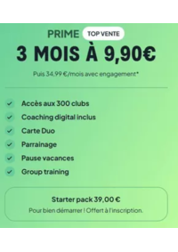 Prospectus Keep CoolMONTELIMAR : 3 MOIS À 9,90€