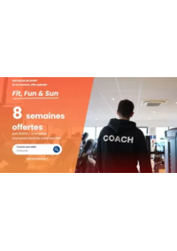 Prospectus L'Orange bleue Fitness Colombes : 8 semaines offertes