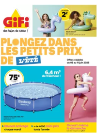 Prospectus Gifi : PLONGEZ DANS LES PETITS PRIX DE L’ÉTÉ