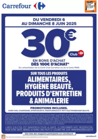 Prospectus Carrefour LABEGE : OPERATION BON D’ACHAT SUR L’ALIMENTAIRE CE WEEK-END