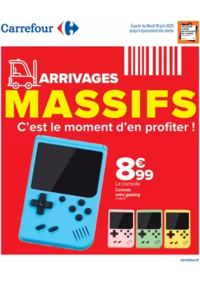 Prospectus Carrefour Drive BELLEVILLE SUR SAONE : ARRIVAGES MASSIFS