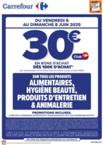Promos et remises  : OPERATION BON D’ACHAT SUR L’ALIMENTAIRE CE WEEK-END