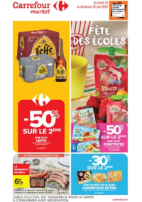 Prospectus Carrefour Market LE NOUVION EN THIERACHE : LA FÊTE DES ÉCOLES