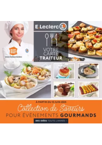 Prospectus E.Leclerc : CARTE TRAITEUR PERM