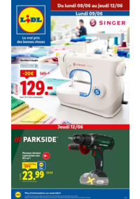 Prospectus Lidl MONTREJEAU : Cuisine, salle de bain, matériels créatifs… Équipez-vous chez Lidl à petits prix !
