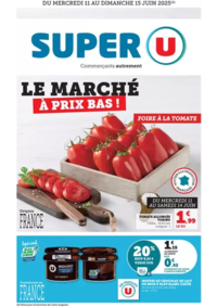 Prospectus Super U VILLEBOIS LAVALETTE : LE MARCHÉ À PRIX BAS !