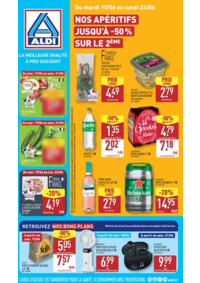 Prospectus Aldi Decazeville : Nos apéritifs jusqu'à -50% sur le 2ème