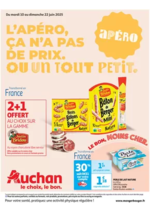 Prospectus Auchan : L'apéro, ça n'a pas de prix. Ou un tout petit.