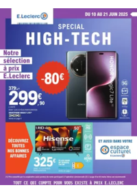 Prospectus Espace culturel E.Leclerc PLERIN : E.Leclerc Espace Culturel HIGH-TECH JUIN