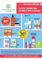 Prospectus Parapharmacie E.Leclerc : Prospectus préparation Vacances
