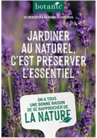 Prospectus botanic Cliron : Jardiner au naturel, c’est préserver l’essentiel