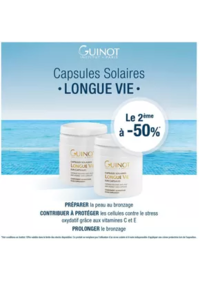 Prospectus Guinot PARIS : Capsules Solaires Le 2ème à -50%