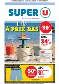 Prospectus Super U LA GUERCHE DE BRETAGNE : C'est l'été !