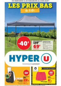 Prospectus Hyper U SAINT JUNIEN : C'est l'été !
