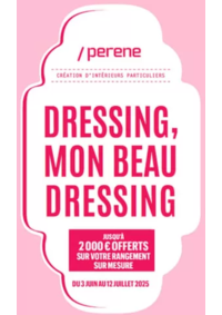 Prospectus Perene St Jean De Maurienne : Jusqu'à 2 000 € offerts sur votre rangement sur mesure du 3 juin au 12 juillet 2025