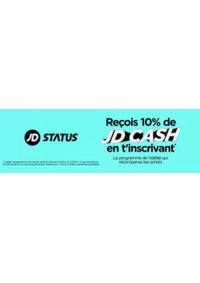 Prospectus JD SPORTS Paris - Aéroville : Des récompenses en JD Cash jusqu'à 25%