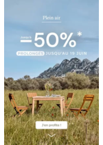 Prospectus Alinéa : Plein air -50%