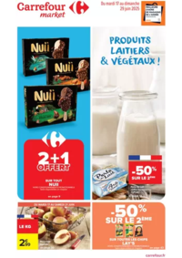 Prospectus Carrefour Drive ABBEVILLE : PRODUITS LAITIERS ET VÉGÉTAUX