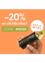 Promos et remises  : 20% de réduction dès 20€ d'achat