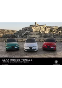 Prospectus Alfa Roméo EVREUX : Catalogue Alfa Romeo TONALE