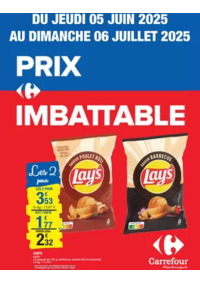 Prospectus Carrefour SAINT JEAN DE VEDAS : Carrefour PRIX IMBATTABLE DU 05 JUIN AU 06 JUILLET 2025
