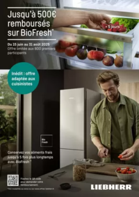 Prospectus Copra LYON 8 rue d Isly : LIEBHERR vous rembourse jusqu'à 500€