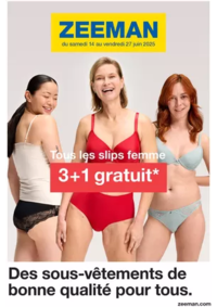 Prospectus Zeeman Armentieres rue de Lille : Des sous-vêtements de bonne qualité pour tous.