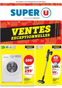 Prospectus Super U CUISEAUX : Ventes exceptionnelles