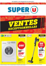 Prospectus Super U : Ventes exceptionnelles