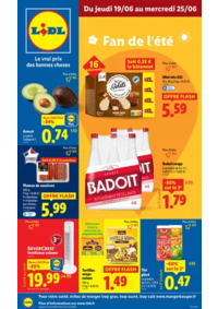 Prospectus Lidl MONTROUGE 74 avenue Marx Dormoy : Retrouvez une gamme de produits pour vos repas d'été, toujours à prix Lidl !