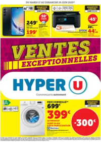 Prospectus Hyper U HANCHES : Ventes exceptionnelles