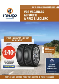 Prospectus L'auto E.Leclerc IFS : Vos vacances au soleil