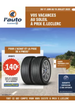 Prospectus L'auto E.Leclerc : Vos vacances au soleil