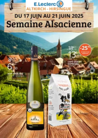 Prospectus E.Leclerc HIRSINGUE : Semaine Alsacienne
