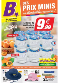 Prospectus Bazarland LA TRANCHE SUR MER : Des prix minis en attendant vacances !
