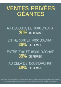 Prospectus MAUBOUSSIN PARIS 66 Av des Champs-Elysées : Ventes privées