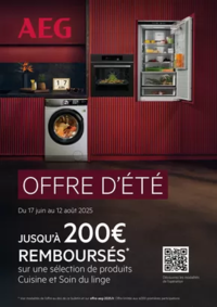 Prospectus Copra NORRENT-FONTES : AEG vous rembourse jusqu'à 200€