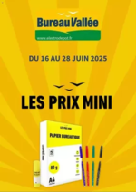 Prospectus Bureau Vallée : Les Prix Mini