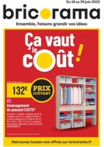 Prospectus Bricorama : Ça vaut le coût !