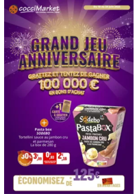 Prospectus CocciMarket PARIS 21 Boulevard de Clichy : GRAND JEU ANNIVERSAIRE