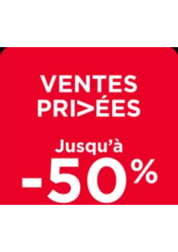 Prospectus RougeGorge Lingerie LOUVROIL (HAUTMONT) : Ventes Privées jusqu'à -50%