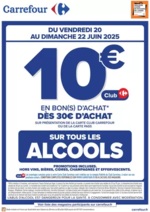 Prospectus Carrefour Drive : OPÉRATION BON D’ACHAT SUR LES ALCOOLS