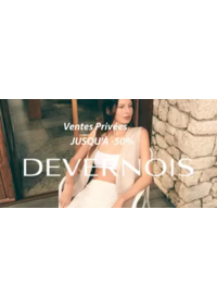 Prospectus Devernois PARIS 43 RUE DE RENNES : Ventes Privées JUSQU'À -50%